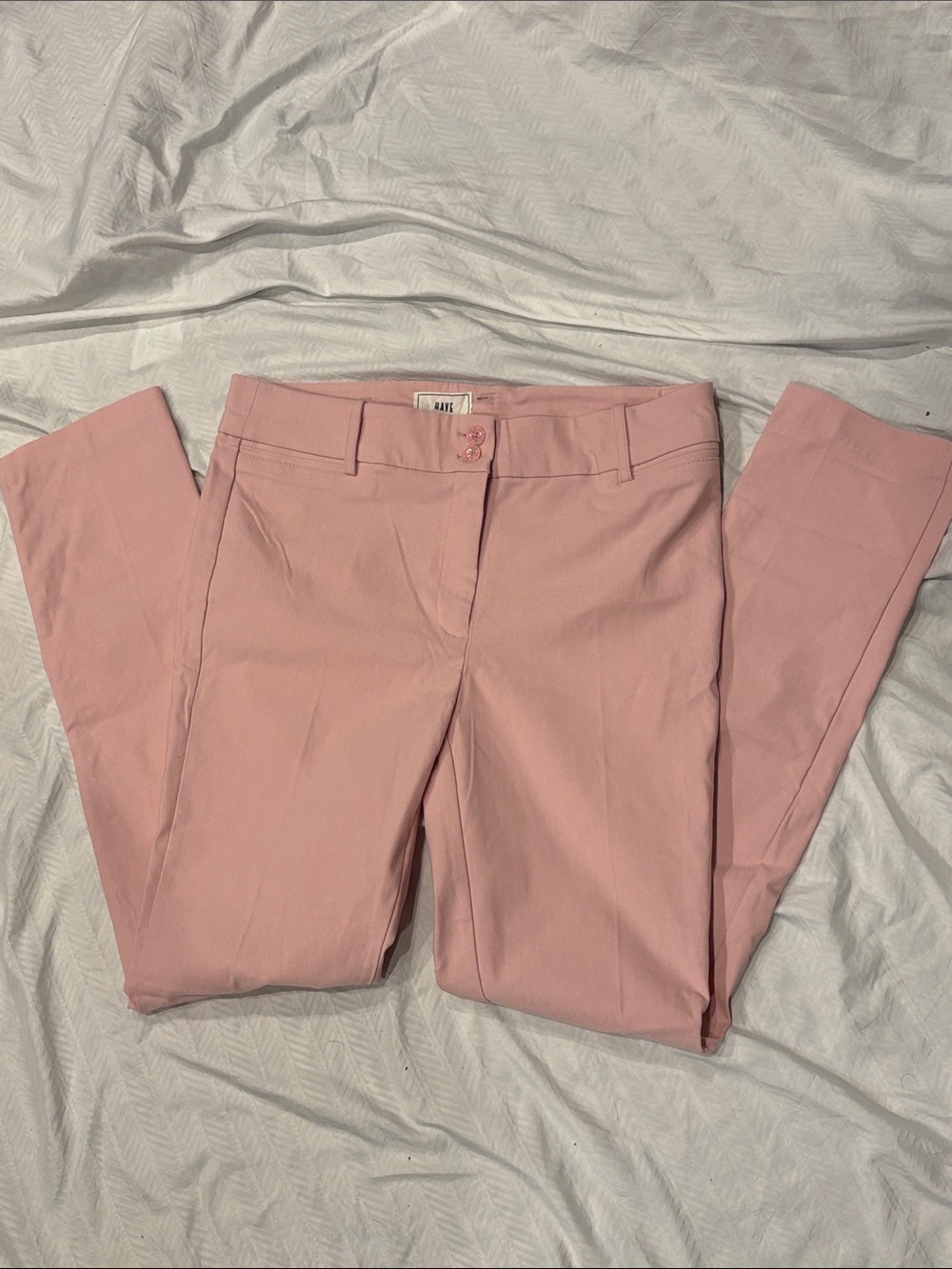 Have Women's Skinny Dress Pants in Light Pink